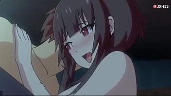 Preview 3 of Kya Tropic X - Megumin and Kazuma have intense sex