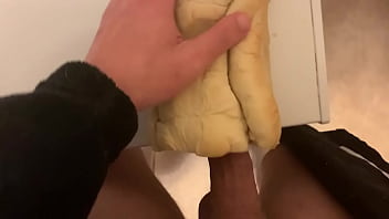 Preview 2 of Dalia Isaaq Fat Ass Iraq Morocco - Fucking a loaf of sausage bread