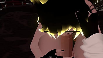Preview 3 of Vidio Bokep Paris - Hex has a fun time sucking a random dick~ (Vrchat ERP)