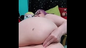 Preview 2 of Pornjony - Huge titty camgirl plays with her butt plug