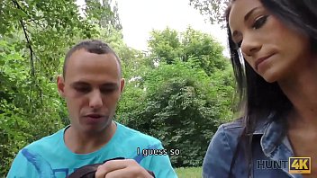 Preview 2 of Aliza Brutal - HUNT4K. Kind guy helps poor couple with cash for passionate sex