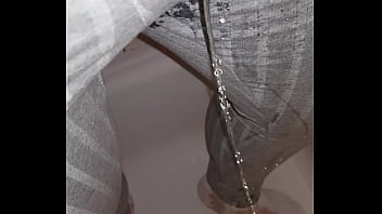 Preview 4 of Sock Dik - Wetting yoga pants and socks