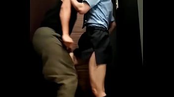 Preview 1 of Ellie Poxe - Japanese girl ballbusting her BF in police outfit - 3