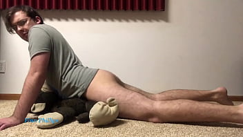 Preview 2 of Sixxey Video Download The - Soft Slutty Boy Humps His Stuffie