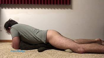 Preview 3 of Sixxey Video Download The - Soft Slutty Boy Humps His Stuffie