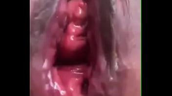 Preview 1 of Teen Girl Loos Her Vir - open wet pussy dripping out