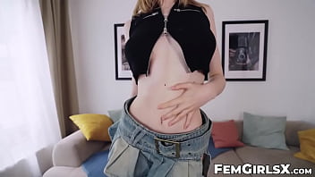 Preview 1 of Kabul Teen Fuccekd - Busty blonde Polly Yangs is feeling so horny that she cant restrain herself from masturbating