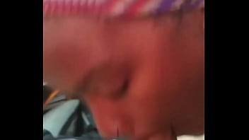 Preview 4 of Naked Therapy Lisa Ann - Black girl giving me head in parking lot