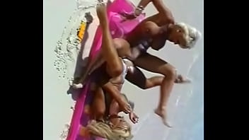 Preview 3 of On Brazil - Ava Lustra and Jordan St James Beach lesbian