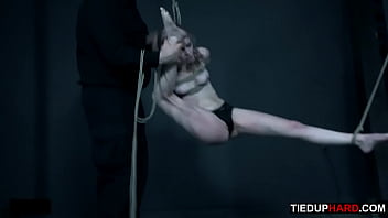 Preview 4 of Day1 Day2 - Petite BDSM slave gagged and caned by master