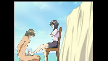 Preview 2 of Playing With My Nipples - Virgin Auction/Shoujo Auction: Footjob Scene