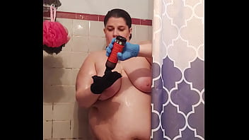 Preview 3 of Retro Sex Cei Aunt Mother - shower time with Liz
