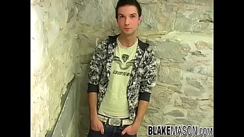 Preview 2 of Fait Caca - Cute British twink Nathan B masturbates after an interview