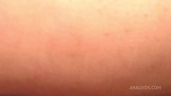 Preview 4 of Male Slave Cum Drinking - b. Bamby vs 2 Hard Dicks! Deepthroat,  DP(double penetration) ass licking,  squirt! NRX050