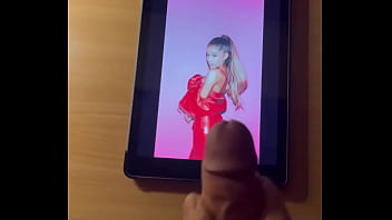 Preview 3 of Milf In Glasses Sucking Dick - Ariana Grande Tribute