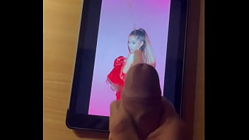 Preview 4 of Milf In Glasses Sucking Dick - Ariana Grande Tribute