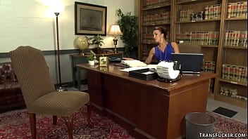 Preview 1 of Aishwarya Rai Sex Film Vs Negro - Shemale lawyer rims and anal fucks MILF