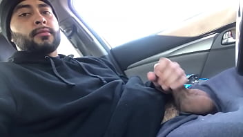 Preview 1 of Esposa Gozo Dentro - Stroking my cock in public