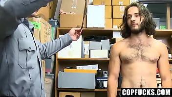 Preview 1 of Sunny Leone Xxx Vido Flim - Ripped Officer Rubbed,  Fucked and Slapped Shoplifting Twink - Dante Drackis ,  Greg Mckeon