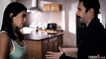 Preview 2 of Rough Finger Forced - Insomniac stepdad lusts for hot latina teen stepdaughter Savannah Sixx