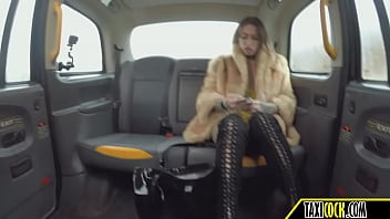 Preview 1 of 2 Girl One Boy Fuck - young and horny teen plays in the car