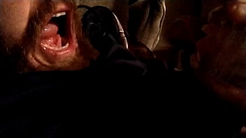 Preview 3 of Japnes Scholl - Cum in own mouth! Slow motion