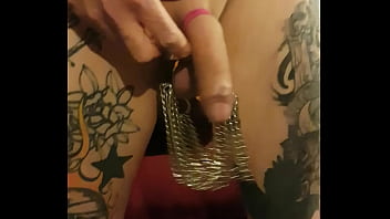 Preview 1 of Son Attack Sister Fauked - Kinky dude stretching balls filmed by wife