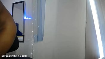 Preview 2 of Sophie Dee Forced A Man - Teen Latina Camgirl Show Asshole Closeup