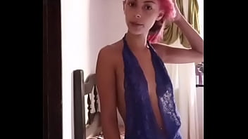 Preview 2 of Mulata Dildo Webcam - Voyeur teen young ass