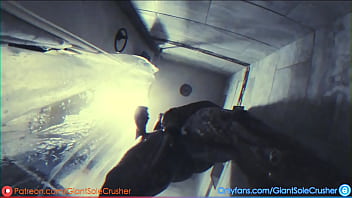 Preview 3 of Lesiban Jail Sex - Giant In The Shower