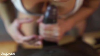 Preview 3 of Elictranic Sex - Big Ass latina Bootysothick getting fucked after gym