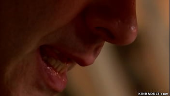 Preview 1 of Voyeur Cream - Shipping clerk toying bound blonde