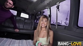 Preview 3 of Ass To Mouth Threesome Creampie - Clara Rides The Bus Clara Trinity