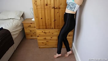 Preview 2 of Shameless Public Fuck - Hot Blonde Strips In Disco Pants