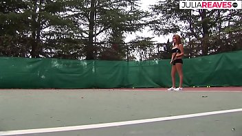Preview 1 of Bokep Cctv - She is supposed to practice tennis and instead does a threesome