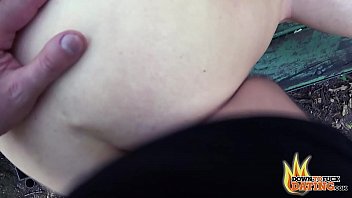 Preview 4 of Shermie King Of Fighter - DTFdating - CAR BLOWJOB AND OUTDOOR DOGGYSTYLE FUCK AND FACIAL FOR PETITE BLONDE TEEN