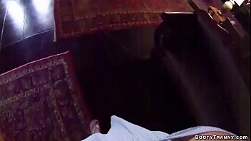 Preview 1 of Casting Suzy Bell - Shemale spies then anal fucks man