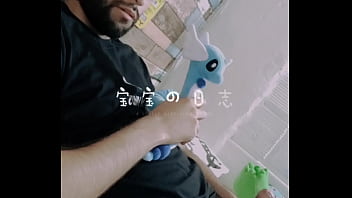 Preview 1 of Sexso Con - Fucking my soft dragonair pokemon plushie until I cum