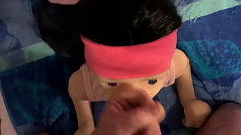 Preview 1 of Rapping Fat Mom - Sex doll sucking