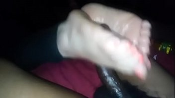 Preview 3 of Ben 10 Porn Bp Sex - Light skin oily footjob
