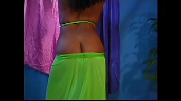 Preview 1 of Ninas Virgenes Brazzer Xxx Porno - Long-haired black babe with teardrop tits bends over for doggy-style reaming