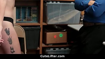 Preview 2 of Shemales Dominate Shit Piss - Young Shoplifter Gets Inspected for Stealing