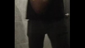 Preview 1 of Fuck Surprise - Guy Jerks Off A Cock In A Public Toilet