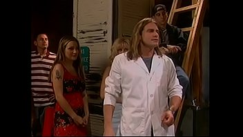 Preview 1 of Florencia Onori Oral - Charismatic handsome guiding figure of carnal cult has special right to choose couple of newcomers chicks to taste their pussies on public before other members start