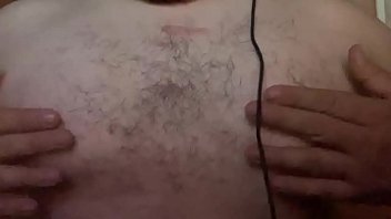 Preview 3 of Lexi Strip Poker Hd - Chubby Beared guy with puffy male pink nipples