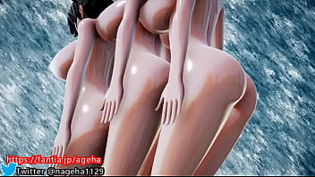 Preview 3 of Brazerze Sixcy - 【百合】おっぱいをくっつけ合う3人②