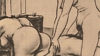 Preview 2 of Porsha Car - vintage erotic drawings