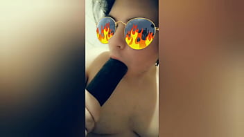 Preview 4 of Fast Reverse Riding - I clean off my dildo with my mouth after fun butt stuff