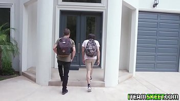 Preview 1 of Family Strokes Tagalog Version - Horny teacher Alexa Nova sucking her students cock