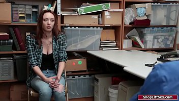 Preview 1 of Maria Dizon Pornstar - Big boobs redhead gets busted and fucked